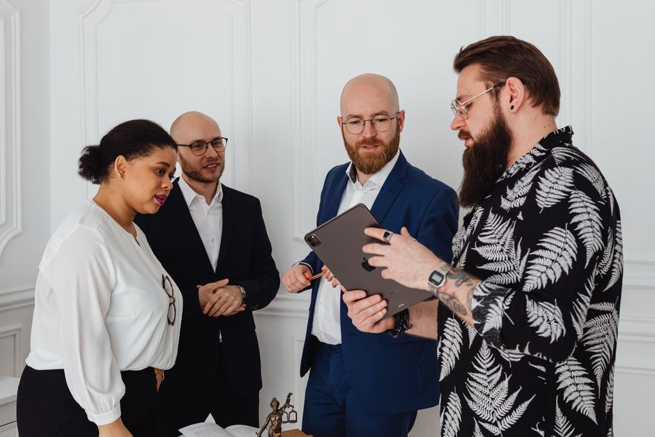 Workshop-Situation während eines Online-Marketing Kurses
